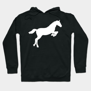 White Horse Silhouette Hoodie